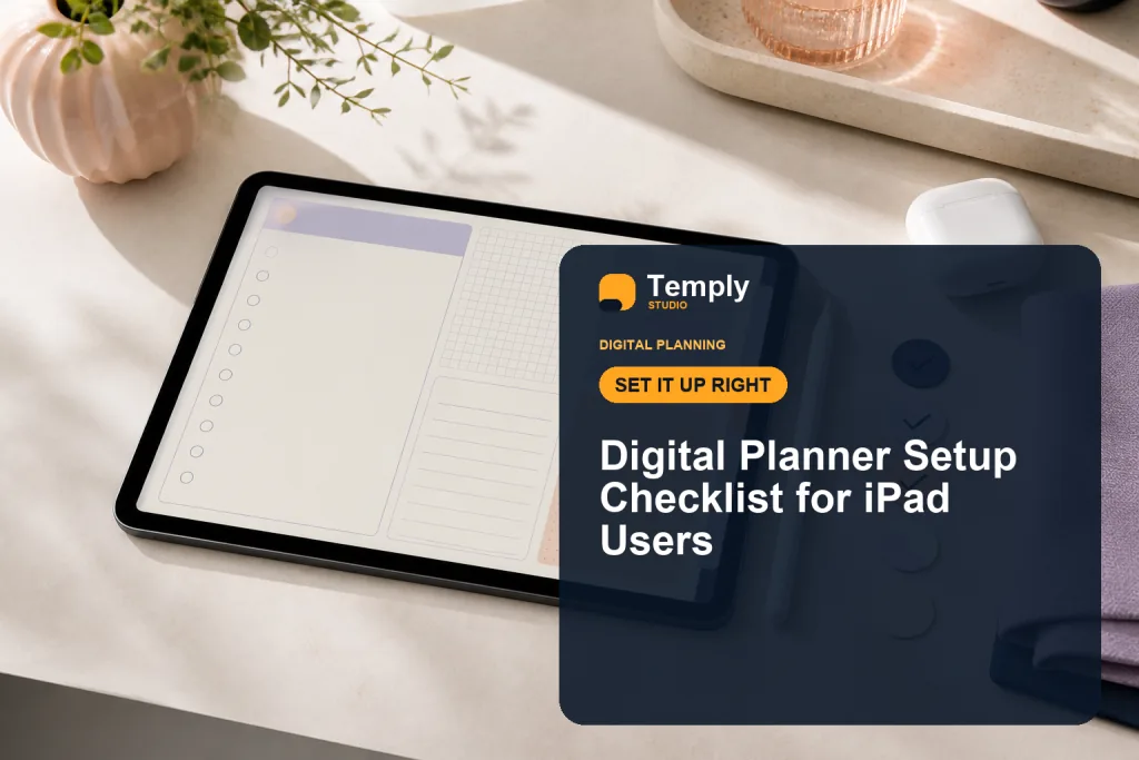 Tablet cover with the exact title and an iPad setup hook