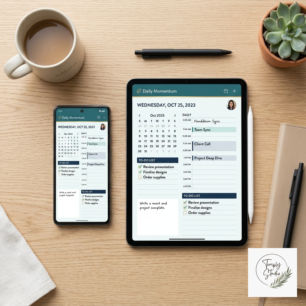 Digital Planner Sync across devices
