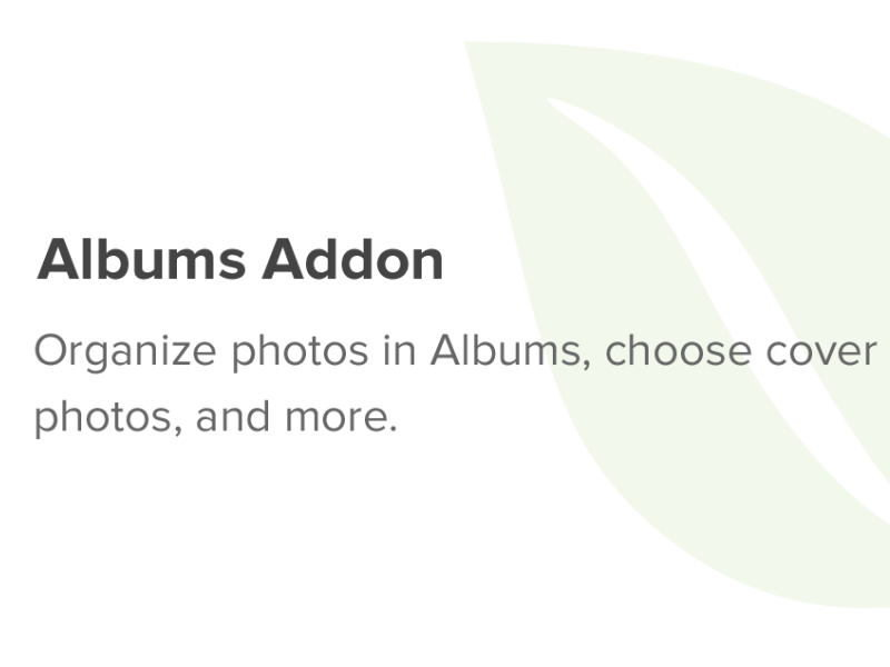  Envira Gallery Albums Addon