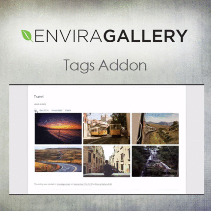 Envira Gallery Tags Addon