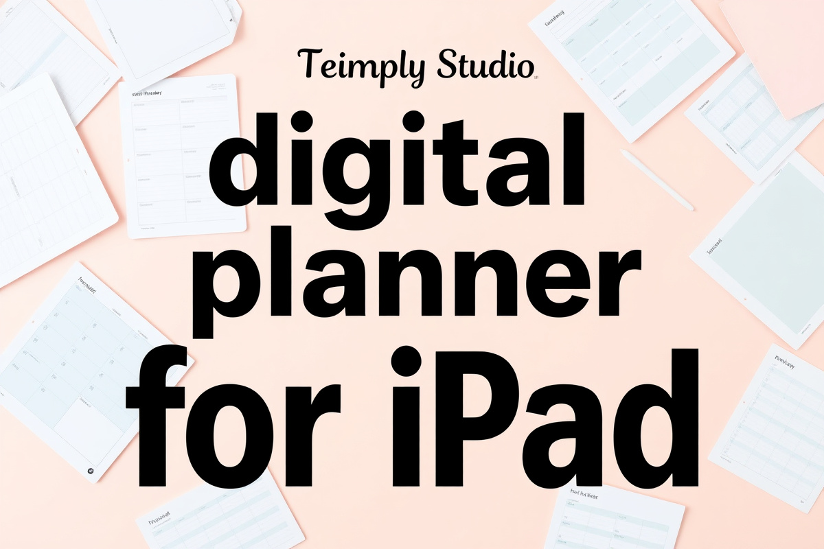 digital planner for iPad