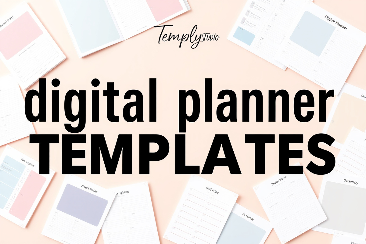 digital planner templates