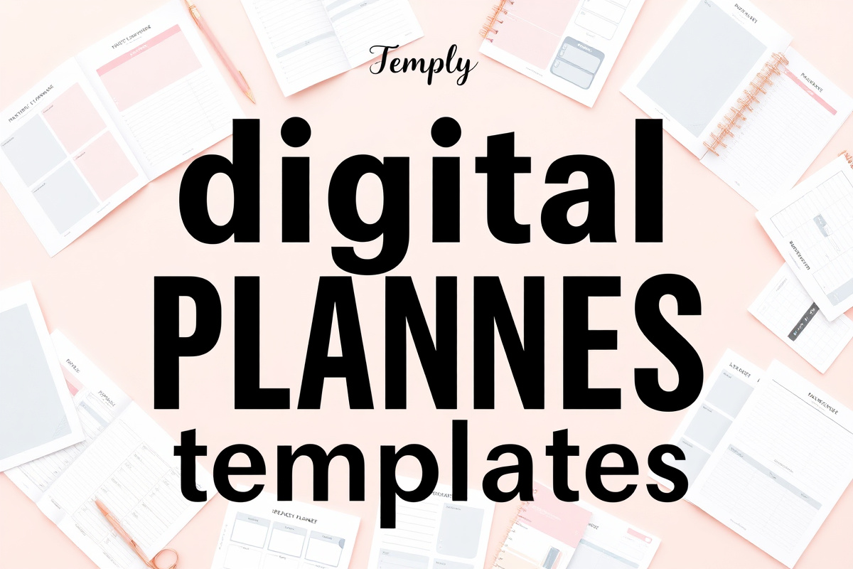 digital planner templates