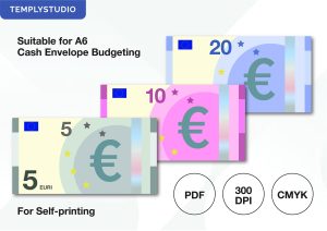 Euro Placeholder Template | European Style Design Mockup | Modern Euro Layout | Editable Placeholder Design | Digital Download