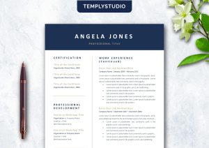 Executive Resume Template | Professional CV Templates | Modern Resume Design for Word & Canva | Instant Download