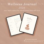 2026 Wellness Journal | Digital Self Care Planner | Gratitude & Habit Tracker | Goodnotes Mental Health Diary | Mindfulness