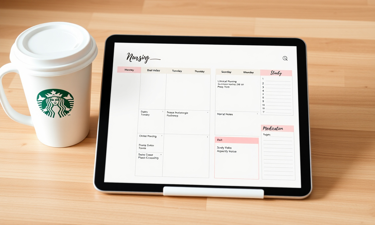 nursing planner for school