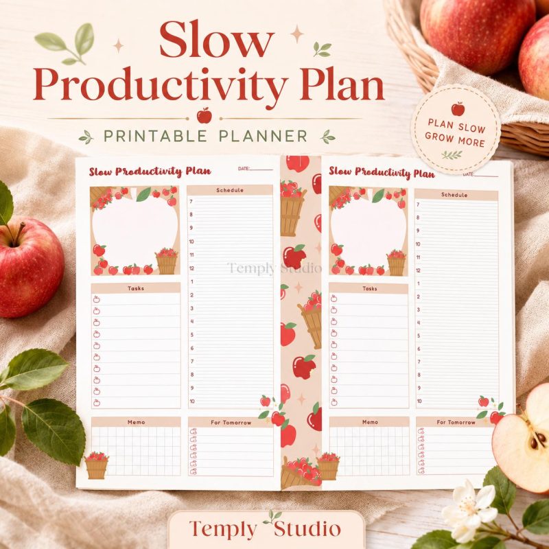 Slow Productivity Planner