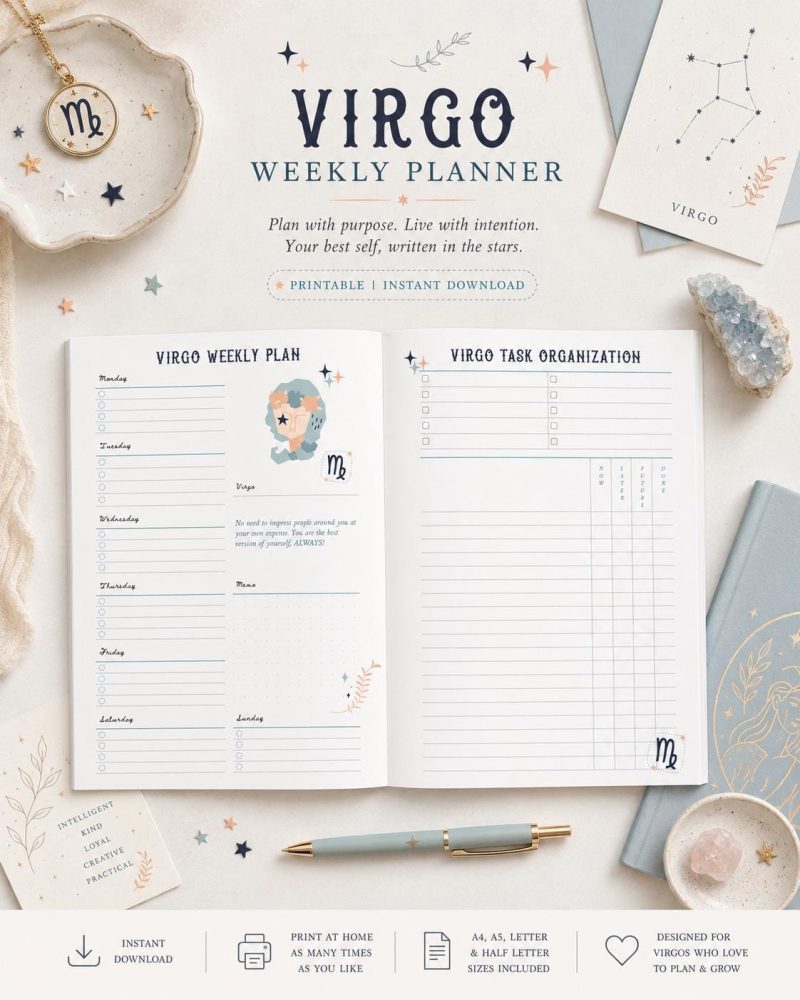 Virgo Weekly Planner
